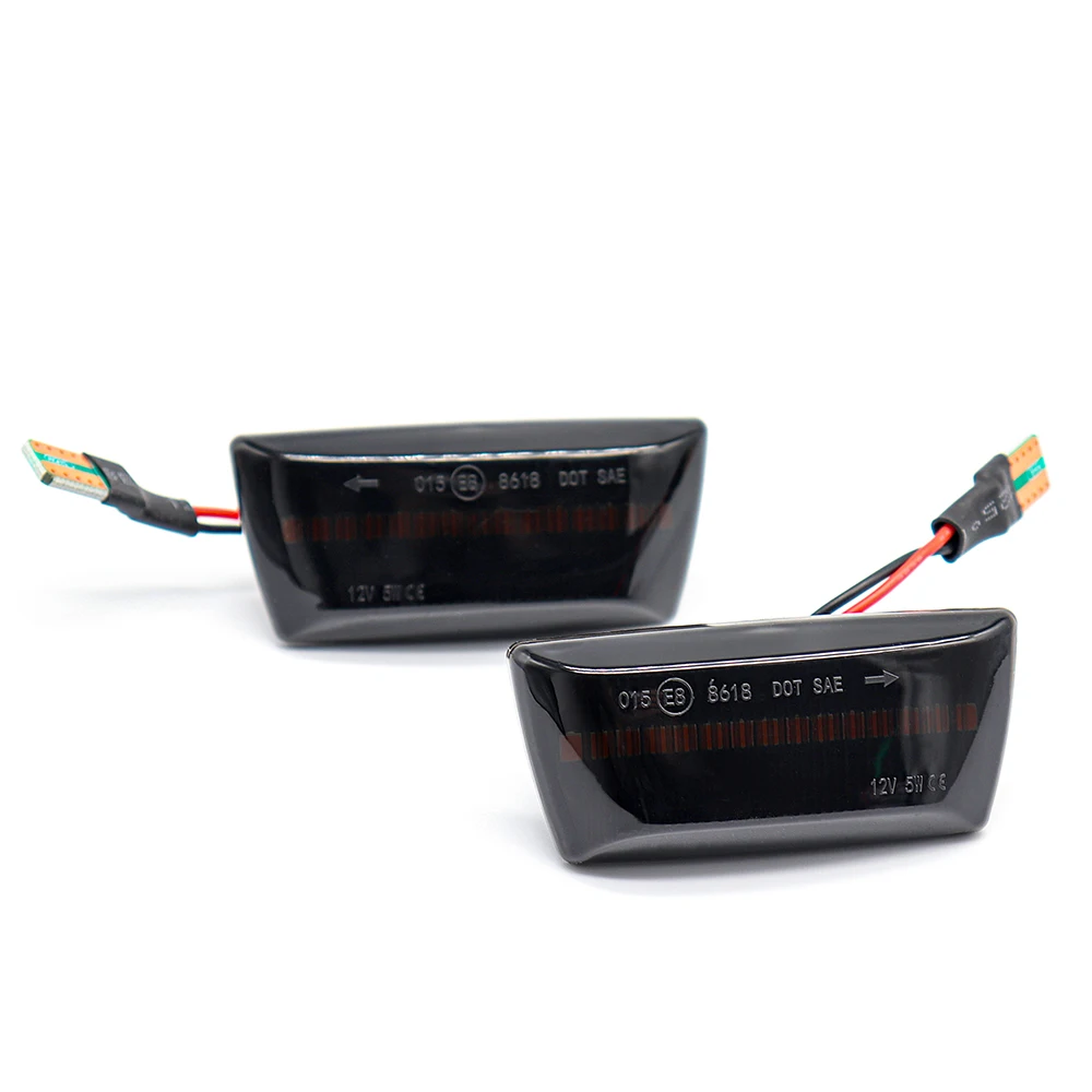 2 шт. светодиодный динамических последовательного мигалка поворотники