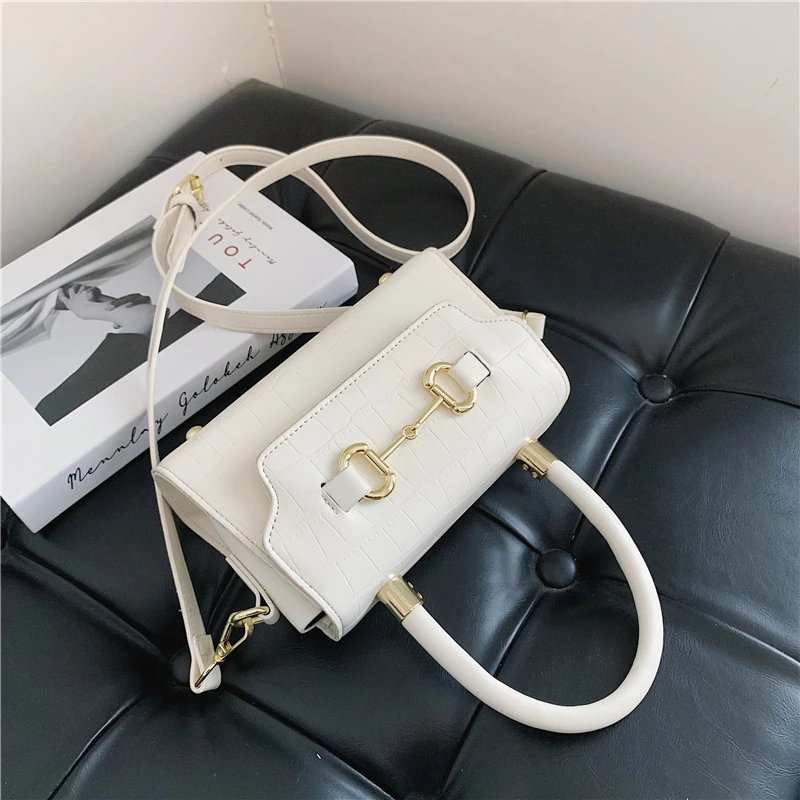 

2021 Fashion Trend Women's New Texture Shoulder Bag Casual Small Square Bag Wild Crossbody Messenger Handbags Solid Color Tote