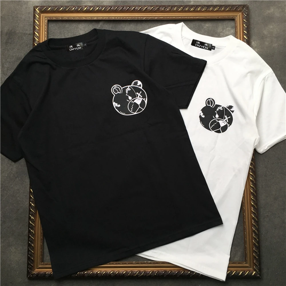 Футболка Мужская/женская с коротким рукавом хлопок Повседневная рубашка в стиле