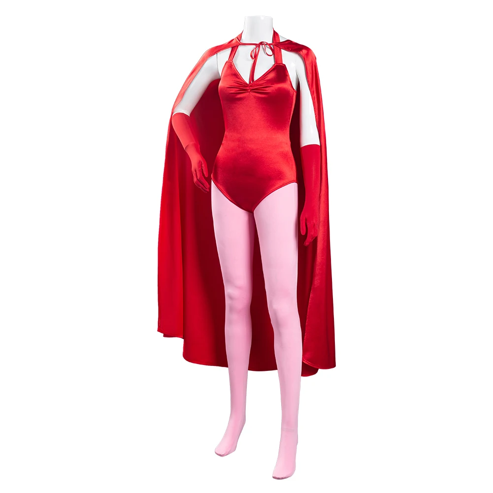 Женский костюм для косплея Wanda Vision Scarlet Witch Maximoff карнавальный на Хэллоуин |