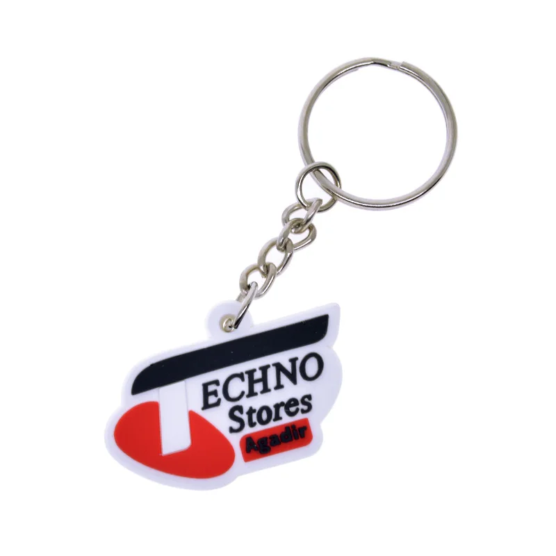 Изготовленные на заказ резиновые брелки из ПВХ для рекламных подарков от