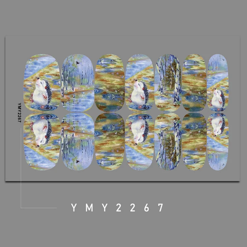 1 шт. самоклеящаяся водостойкая наклейка для дизайна ногтей | Красота и здоровье