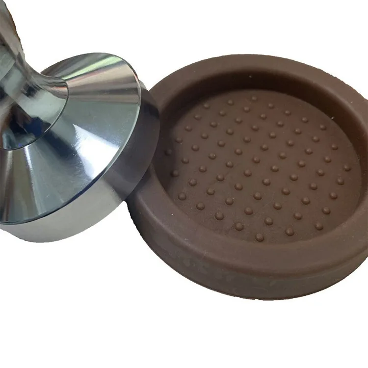 Single Round Coffee Tamper Seat Holder Tamping Mat Pad Dia 60mm | Coffeware Sets