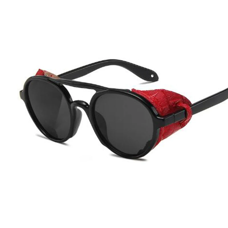 Солнцезащитные очки Мужские в стиле ретро винтажные Овальные со съемными