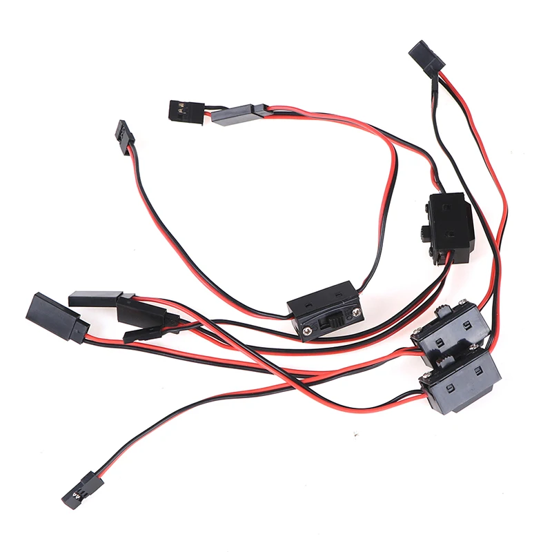 

1PCS Four Types RC Switch JR Futaba Connector On- Off with Spare Male Plug