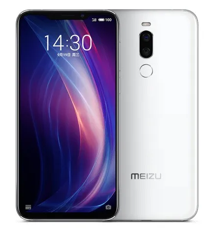 Белый Глобальная версия Meizu X8 4GB 64GB 4G LTE мобильный телефон Snapdragon 710 Восьмиядерный 6,15 ''2220x1080 P распознавание лица разблокировка ЕС зарядное устройство - Цвет: Белый
