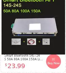 Смарт Bluetooth 300A 200A 100A 70A литиевая батарея защитная доска баланс BMS Lipo Li-Ion lifepo4 LTO 10S 13S 14S 16S 20S 24S