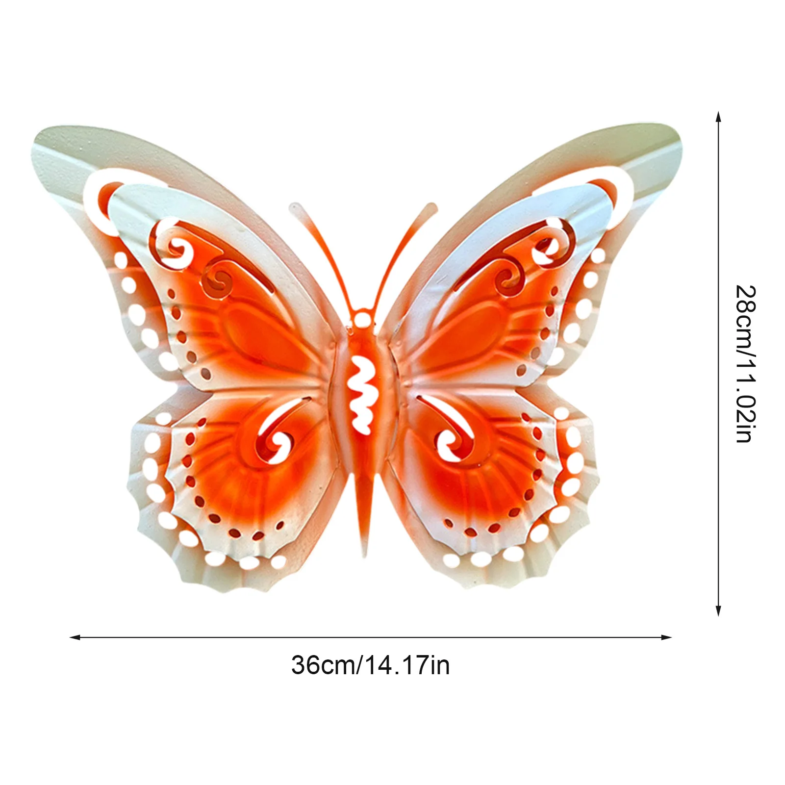 

Garden Butterfly Decorative Metal Butterfly Wall Art Simulation Butterfly Yard Butterfly Hanging Garden Decoration New