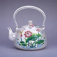teapot stainless steel teapot silver teapot iron teapot hot water teapot tea set kung fu tea set