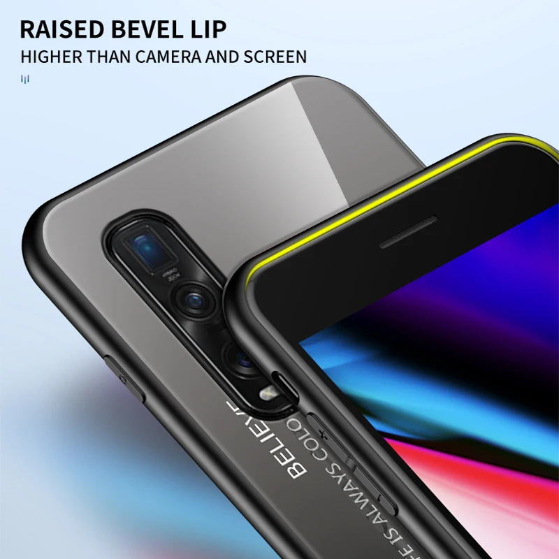 Градиентный телефонный чехол для Oppo Find X2 Pro Reno 2 Z Ace Realme 6 Realme5 A9 2020 K3 | Мобильные