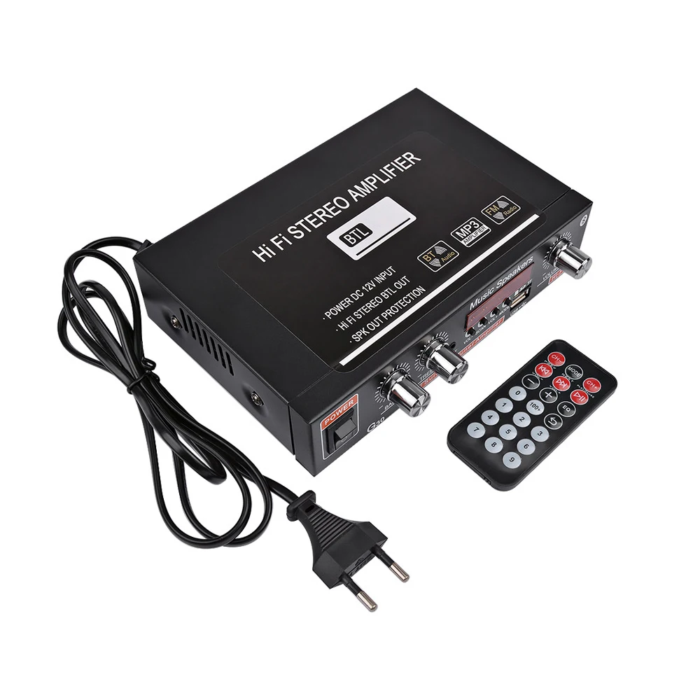 Household G30 Power Amplifier Mini BT 87.5MHz-108.0MHz HiFi Amplifiers Stereo Home Audio Digital Sound | Автомобили и мотоциклы