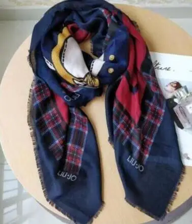 Скидка LiuJ новый итальянский бренд пончо Роскошная шаль Пончо Накидки шарфы