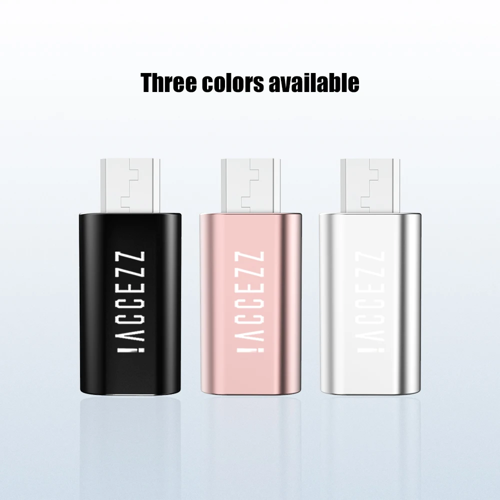 ! Переходник ACCEZZ USB Micro папа на Type-C мама OTG Android конвертер для Xiaomi Redmi Samsung Galaxy S6 S7 Huawei