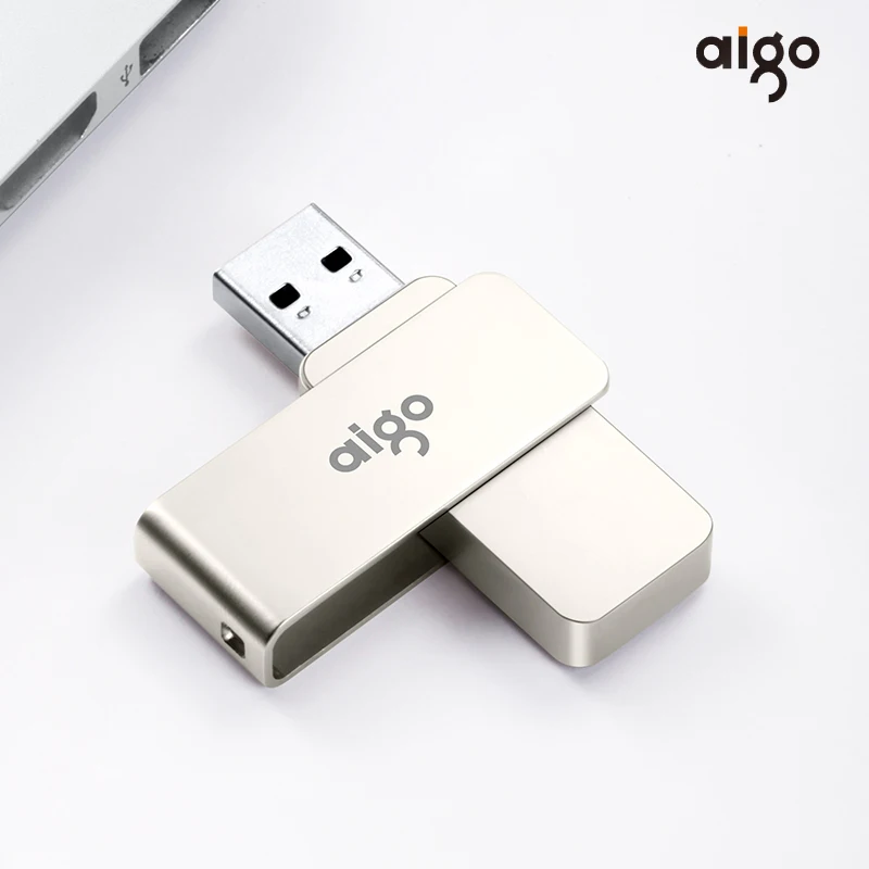 Высокоскоростной флеш накопитель Aigo на 32 ГБ металлический usb 3 0 с возможностью