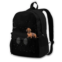dachshund backpacks lightweight stylish polyester backpack cycling girl bags