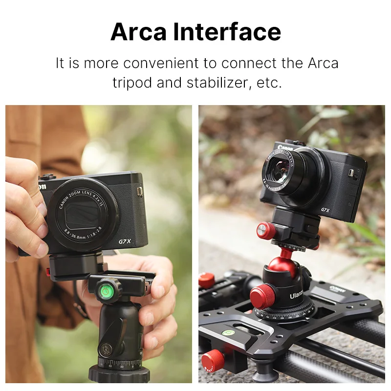 Быстроразъемное крепление Ulanzi Claw Arca Swiss для DSLR Gimbal Gopro экшн-камеры штатив слайдер
