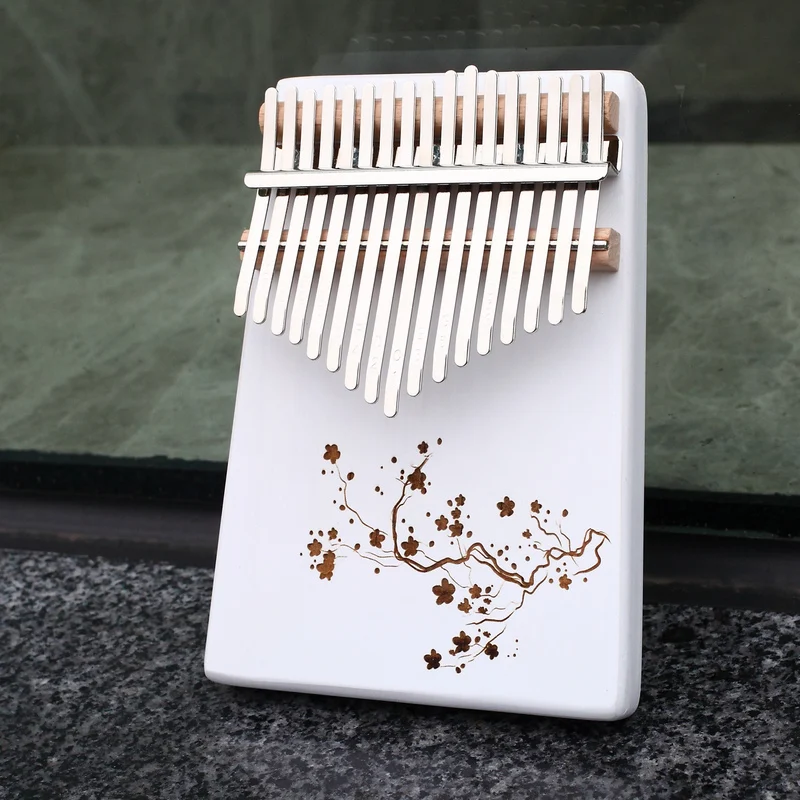Пианино KERUS 17 teclas Kalimba pulgar hecho por una sola placa de madera alta calidad cuerpo instrumento musicalde caoba|Пианино| |