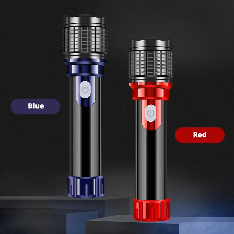 5000лм T6 светодиодный фонарик USB Перезаряжаемый встроенный аккумулятор