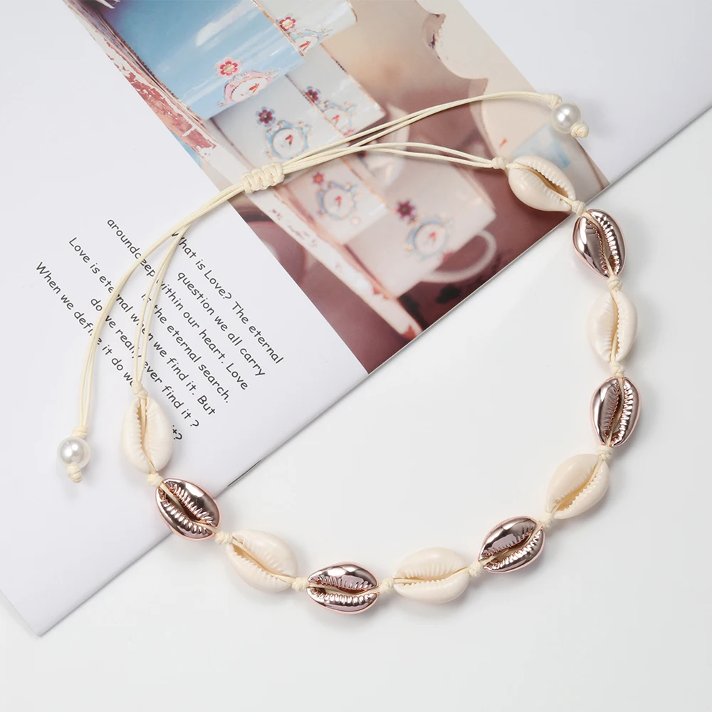 Высокая Количество ожерелье из ракушек естественные ракушки ожерелья для женщин