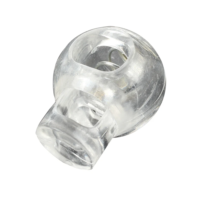 Большая сделка 10 шт. 7 мм 1 отверстие фиксатор шнура Пружинная Застежка пружинные