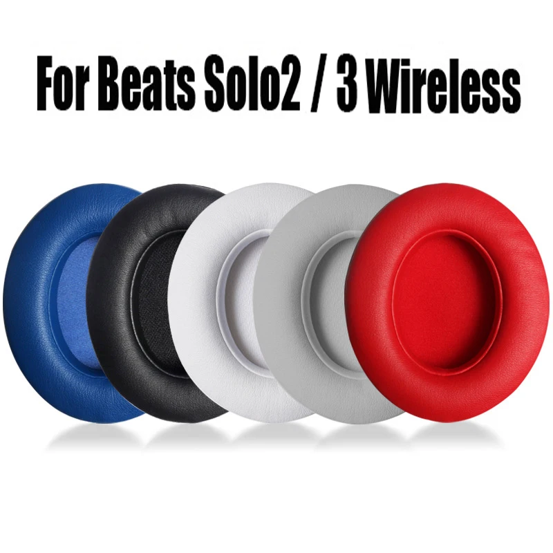 Foam Earpads For Beats Solo 2 3 Wireless Headset Ultra-soft Case Cover Bluetooth Earphone Replacement Soft Cushion Accessorie