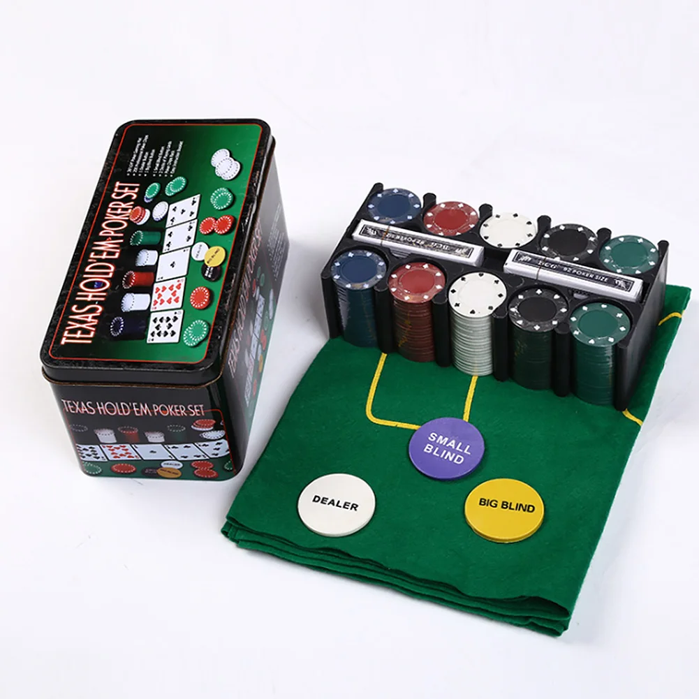 

200pcs Club Fun Entertainment Portable Aluminium Case Toy Lightweight Game Poker Set Casino Plastic Digital Adult With Chips