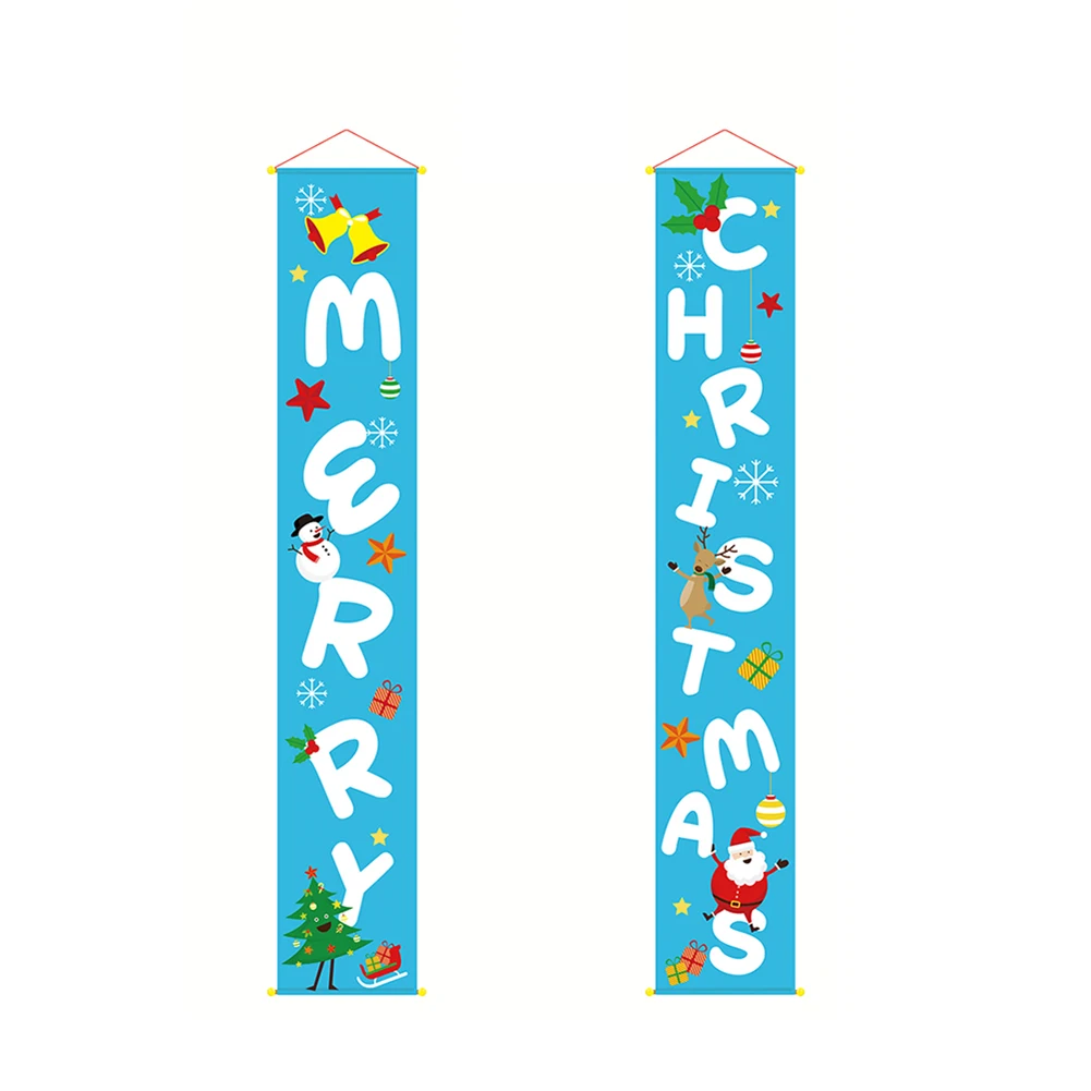 Рождественское украшение Веселый Яркий Рождественский баннер наружный