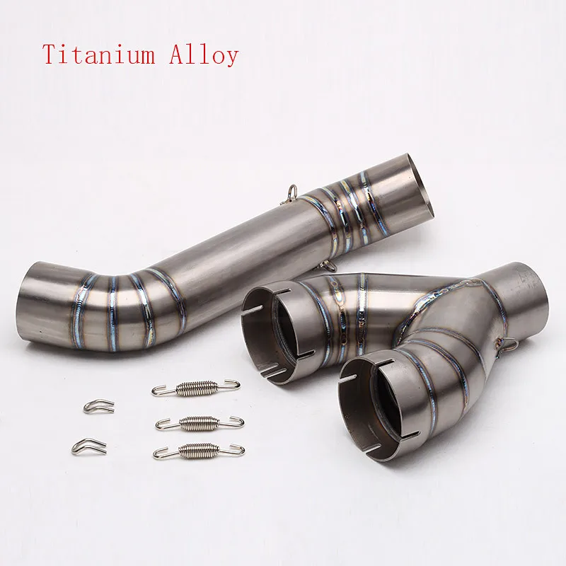 Для BMW S1000RR 2010 2011 2012 2013 2014 S1000 RR мотоцикл 61 мм глушитель среднее звено трубы без