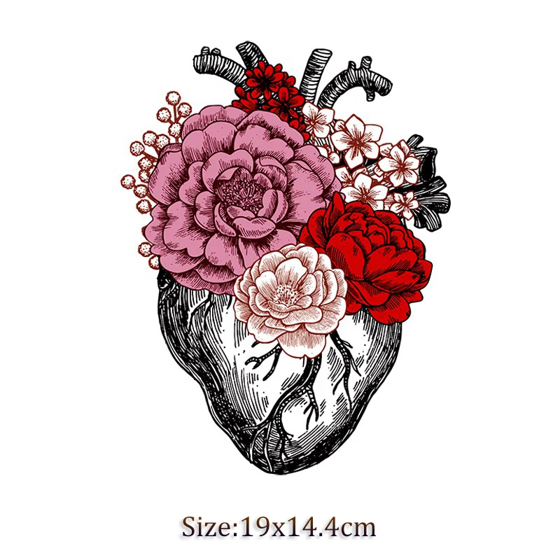 Термотрансферная наклейка с черепом в стиле панк аксессуары для одежды