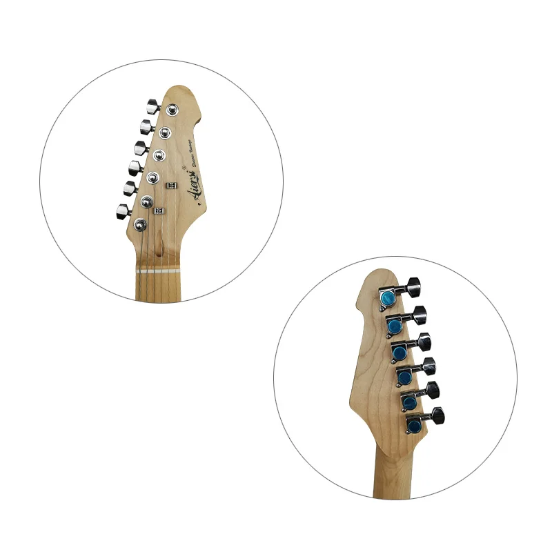 Aiersi электрическая гитара черного цвета TL твердая Феникс тела теле стиль