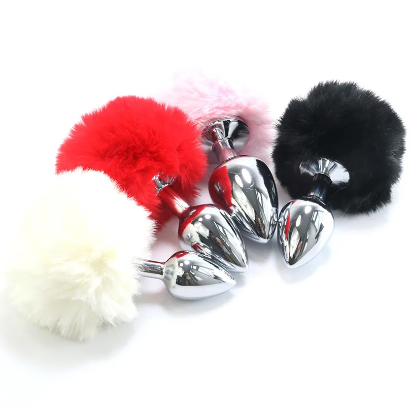 Секс-игрушки для женщин косплей хвост кролика гладкая Анальная пробка из