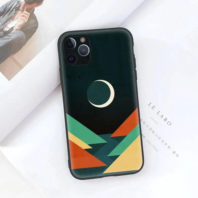 

Full moon and pyramid Phone Case for iphone 12 PRO MAX mini 11 X XS XR 6S 7 8 PLUS SE 2020 case cover designer brand