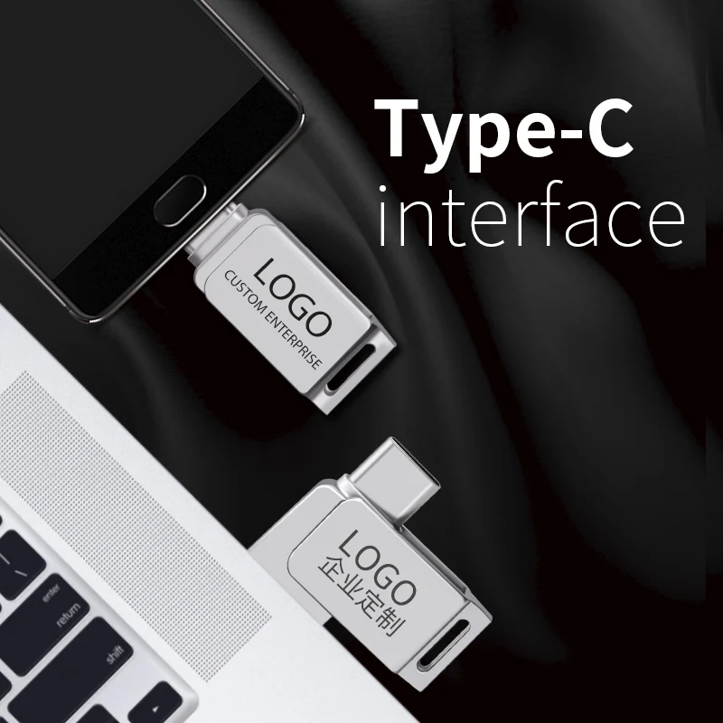 Супер палка по индивидуальному заказу Мини Металл OTG 30 шт. флешки USB флэш