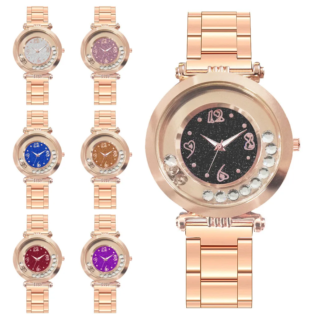 

Women Watch Fashion Simple Bead Dial Stainless Steel Mesh Belt Ladies Quartz Watch Gift Watches For Women Casual Fashion 2020