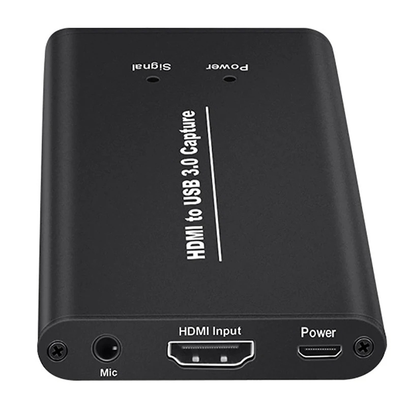 USB3.0 HDMI 1080P 60 Карта видеозахвата ключ игровой рекордер коробка USB 3,0 PC потоковая прямая трансляция MIC вход tv Out