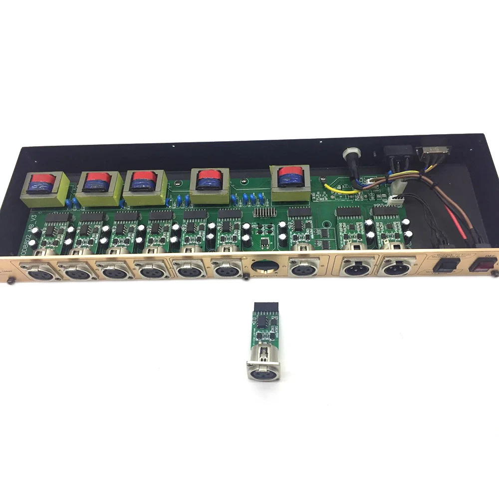 Портативный энергосберегающий Многофункциональный модульный усилитель с 8