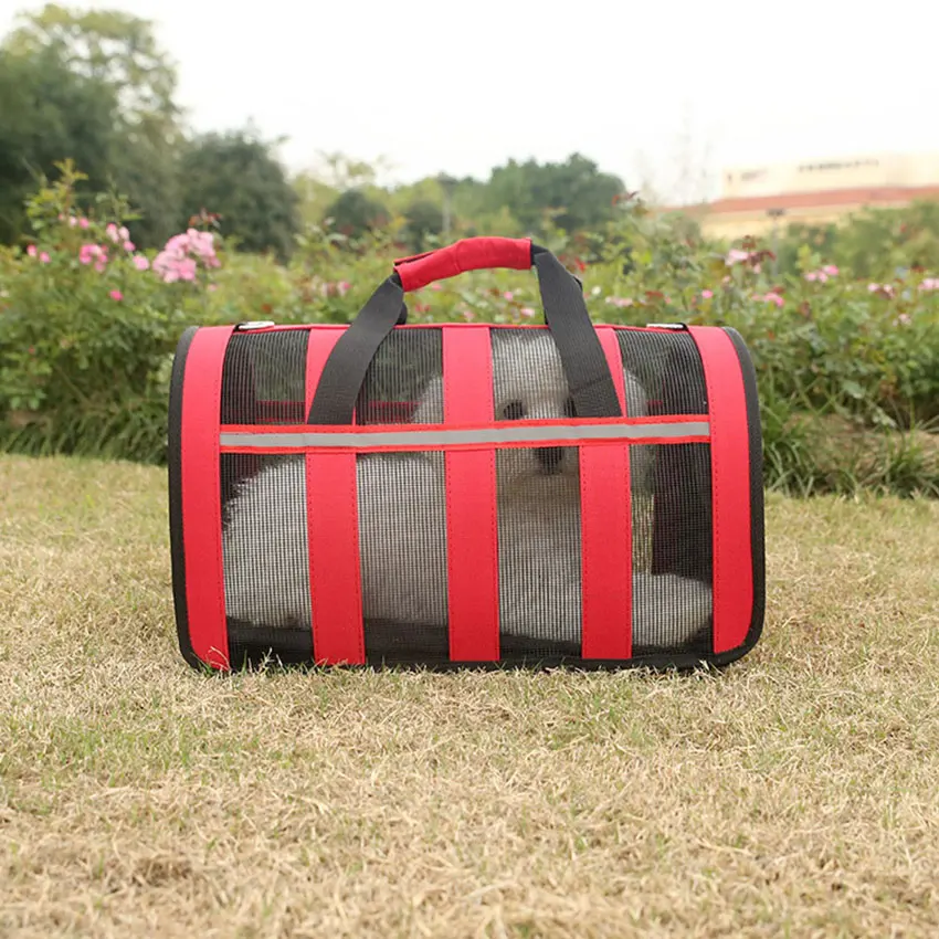 

Cat Carrier Bag Portable Nylon Breathable Mesh Pet bag for Puppy Cat Carrier Travel Bag Outdoor Small Pet Carrying Handbag