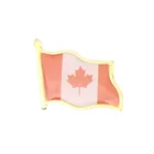 Эмалированная брошь в виде канадского флага, значок на пальто, брошка на лацканы, булавки, украшение для рюкзака, шляпы, женская коллекция и украшение