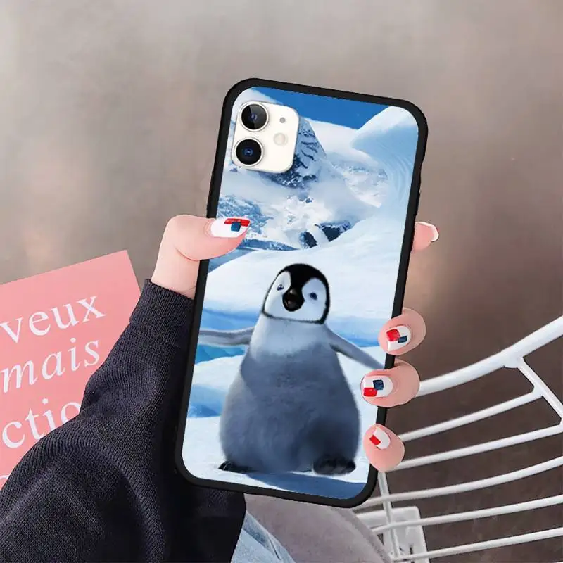 

America cartoon movie happy feet Phone Case for iPhone 11 12 pro XS MAX 8 7 6 6S Plus X 5S SE 2020 XR