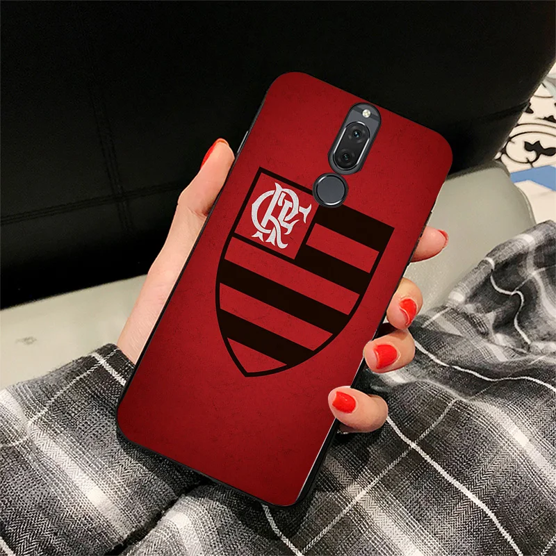 Чехол для телефона Flamengo RJ FC чехол Huawei P10 P20 P30 Pro черный мягкий из ТПУ DIY Barbosa Honor 8 9 20