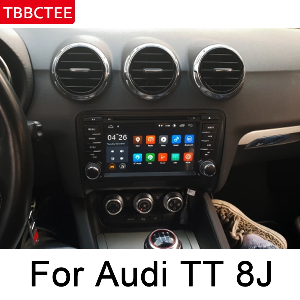 

Car Multimedia Player Android Auto Radio For Audi TT 8J 2006-2014 MMI DVD GPS Navi Navigation Map Auto audio bluetooth stereo HD
