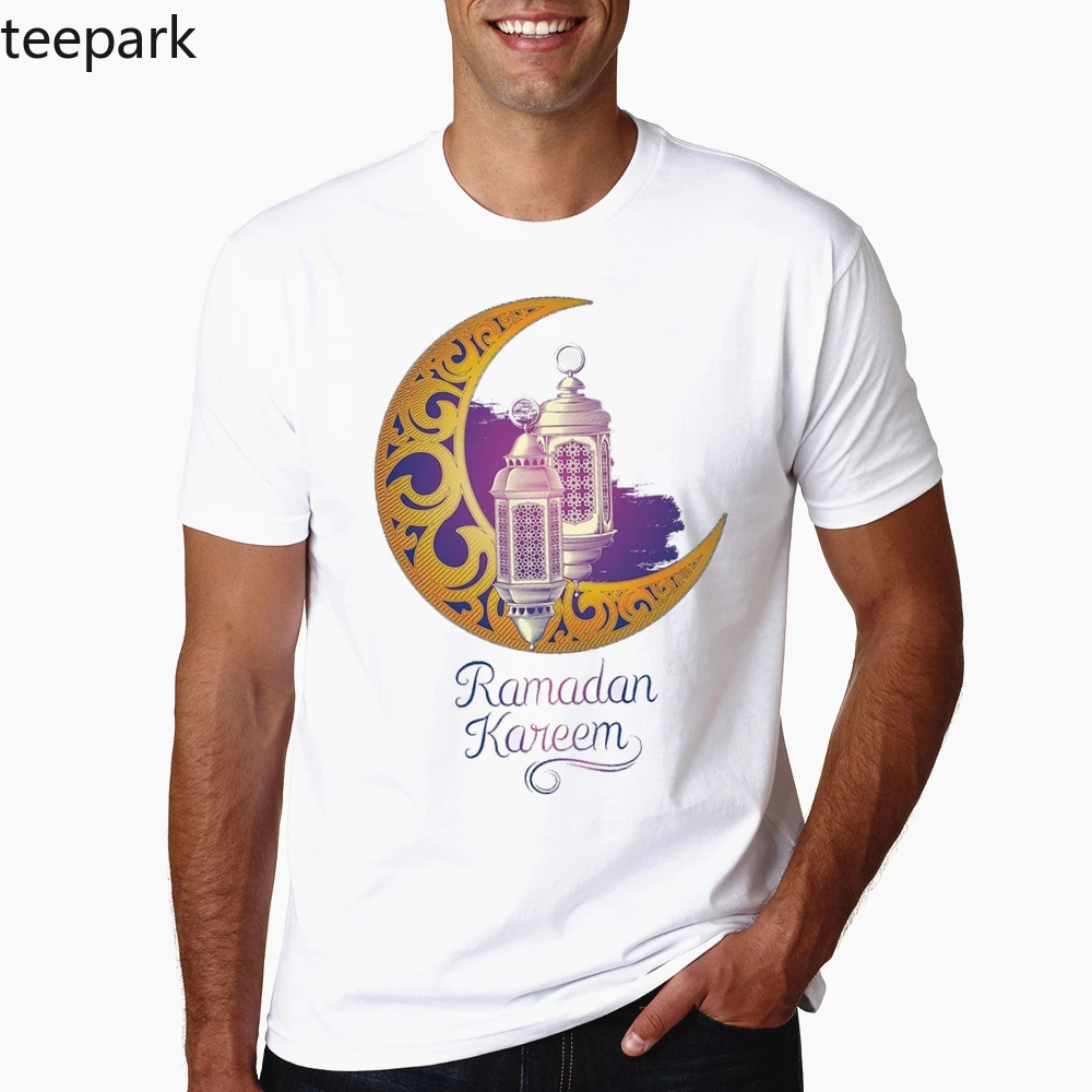 Забавная мусульманская футболка мужская белая с короткими рукавами новая летняя