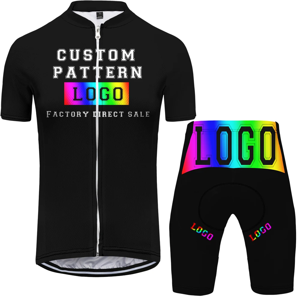 WAMNI заказной Комплект Джерси для велоспорта с коротким рукавом шорты мужчин и