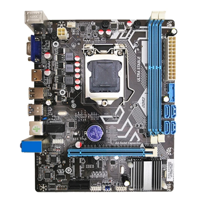 

H81 Desktop Motherboard Dual Channel Support DDR3 LGA 1150 USB3.0 Suitable for Home Office Computer Games
