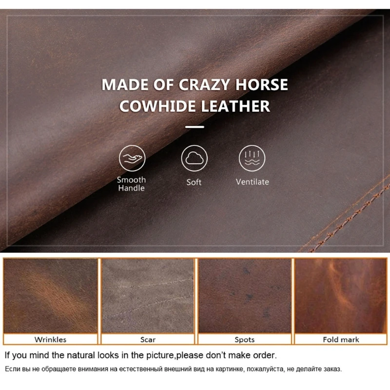 Чехол для карандашей ручной работы из воловьей кожи | Канцтовары офиса и дома