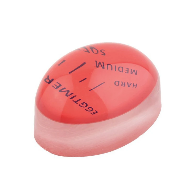 

1pcs Egg Color Timer Delicious Soft Boiled Eggs Cooking Kitchen Environmentally Friendly Gum Egg Timer