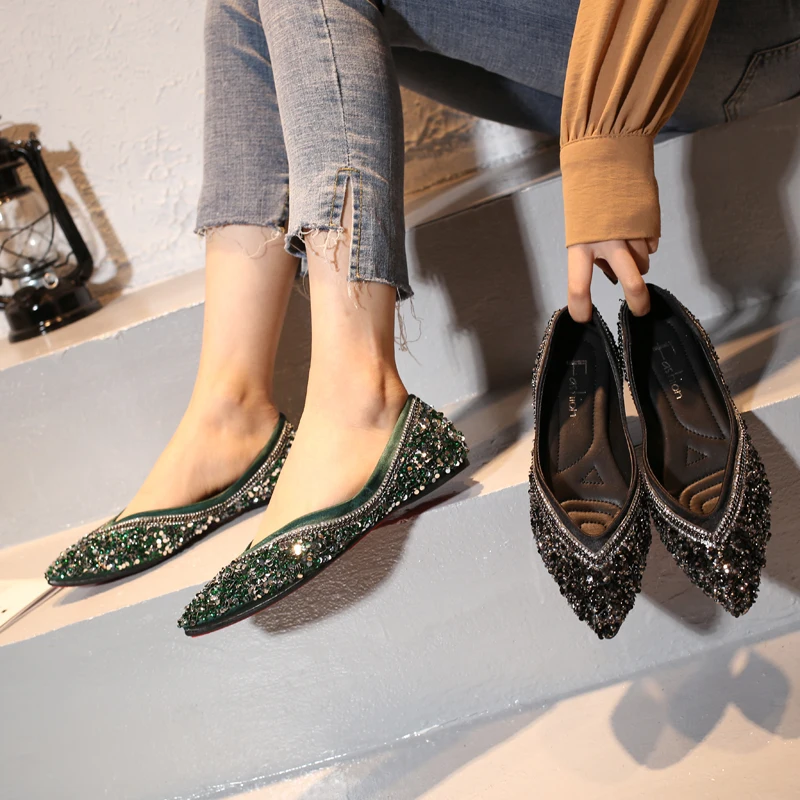 Весна 2020 Новинка Модные легкие повседневные удобные туфли на плоской подошве с