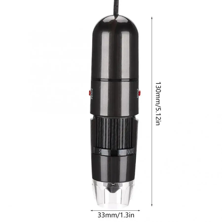 Digital Microscope 50-1000X Handheld USB 8 LED Magnifier Camera Endoscope with Lifting Bracket | Инструменты