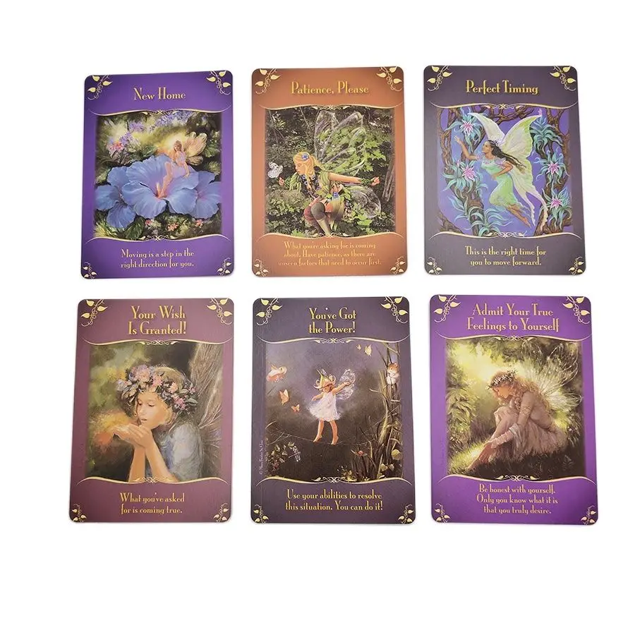 Волшебные сообщения от феи карты формата Оракл 44 судьба гадания Карта Таро для
