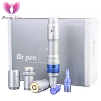 ultima dr pen a6 auto micro needle derma pen beauty skin care facial scar acne wrinkle removal microrolling derma stamp therapy